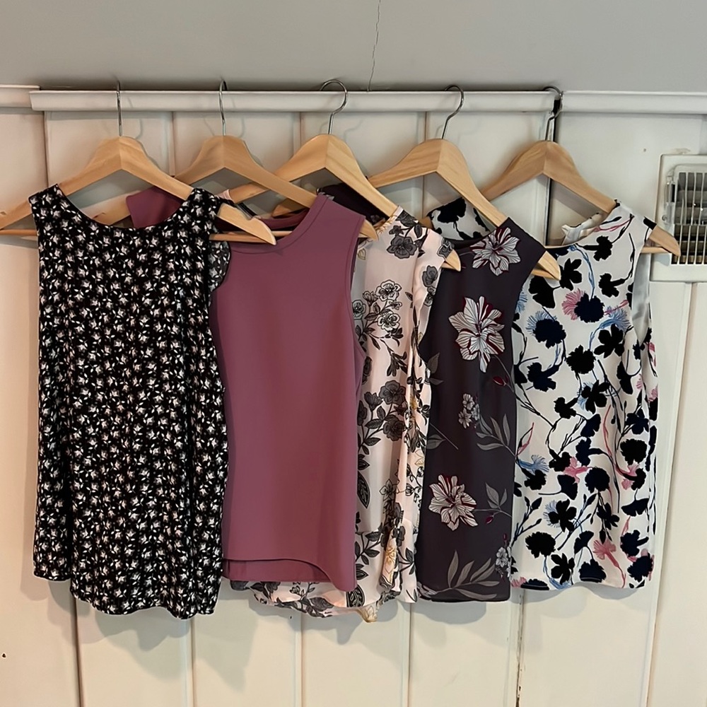 Ann Taylor / LOFT / Banana Republic Small Work Blouse Bundle